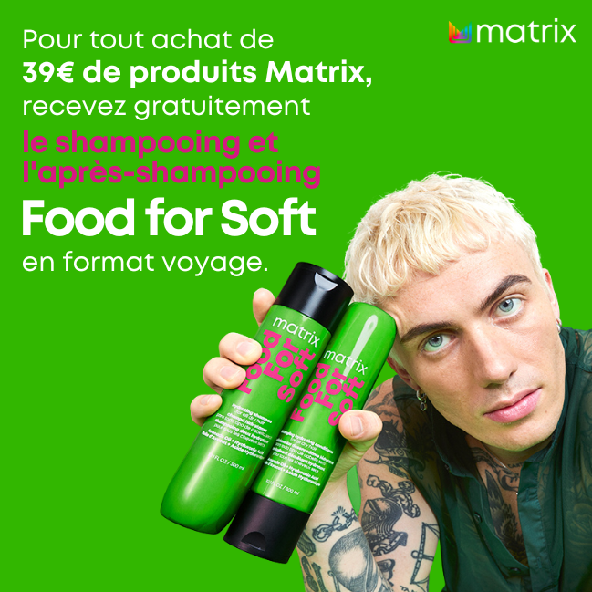 Nourrissez et hydratez vos cheveux avec Matrix !